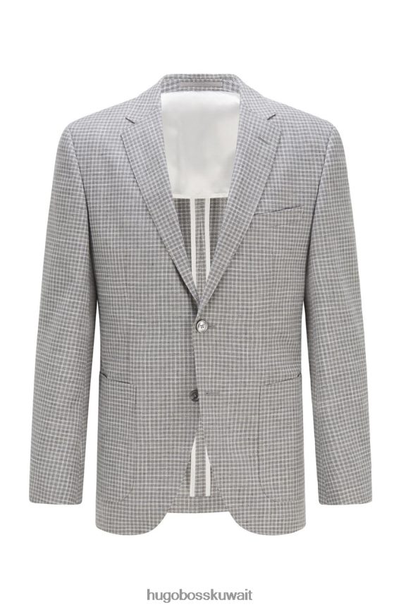 4TFNJN248 فضة Hugo Boss معطف رياضي جانسون 8 50454443 فضي