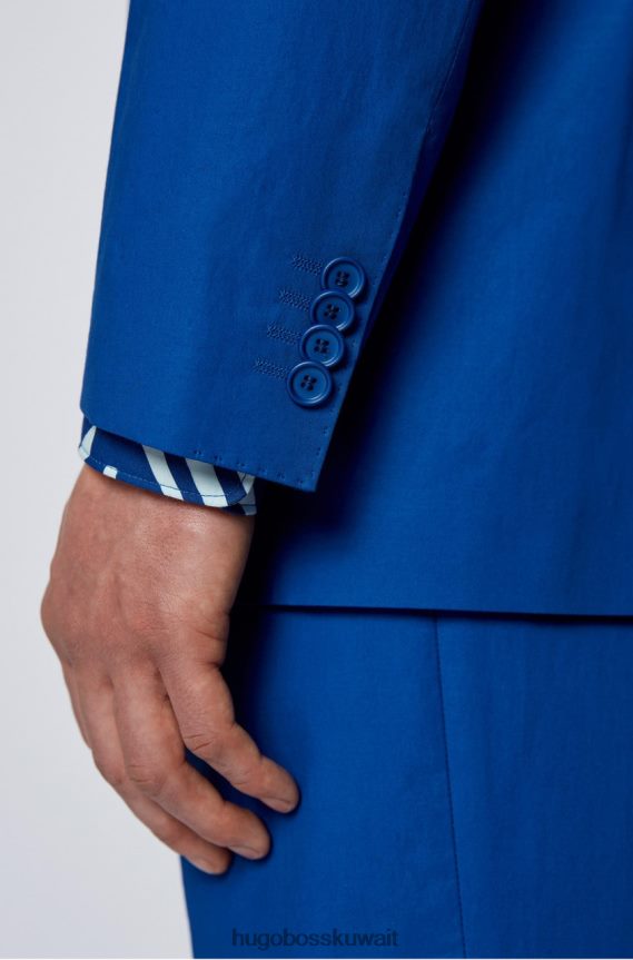 4TFNJN250 أزرق Hugo Boss قميص كاجوال روني 50453093 أزرق