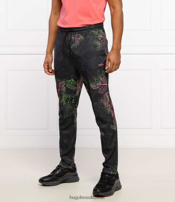 4TFNJN252 أسود Hugo Boss السراويل الرياضية هيرلي 50448185 أسود