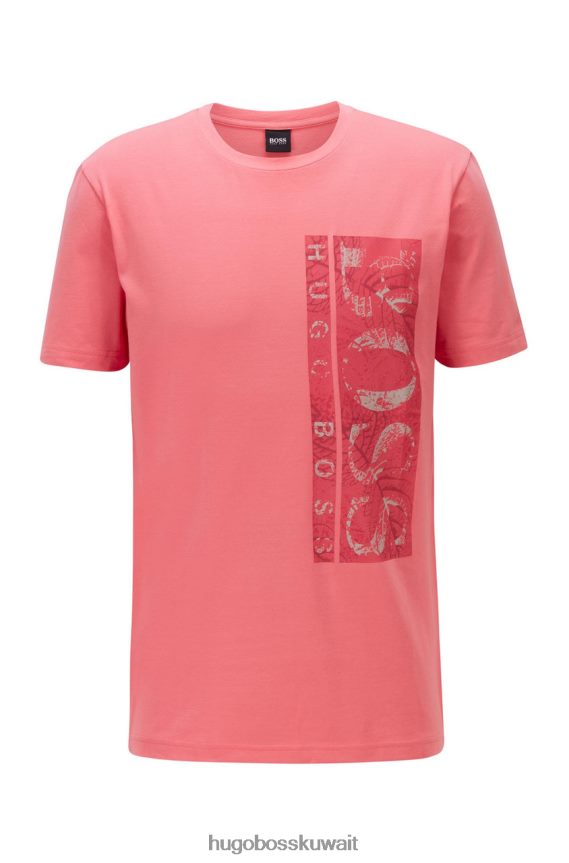 4TFNJN265 أسود وردي Hugo Boss تي شيرت تي 10 50448680 أسود