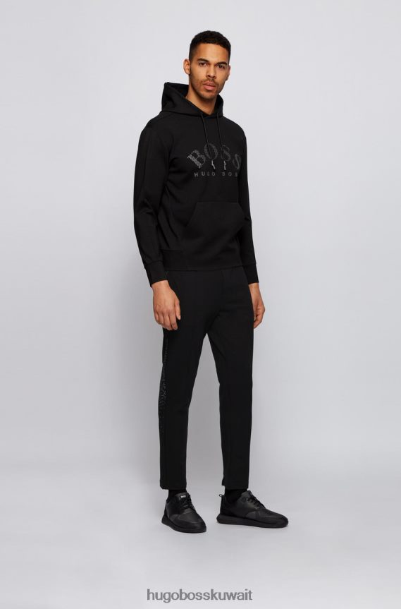 4TFNJN266 أسود Hugo Boss بنطال رياضي هالبوا AJ 50447387 أسود