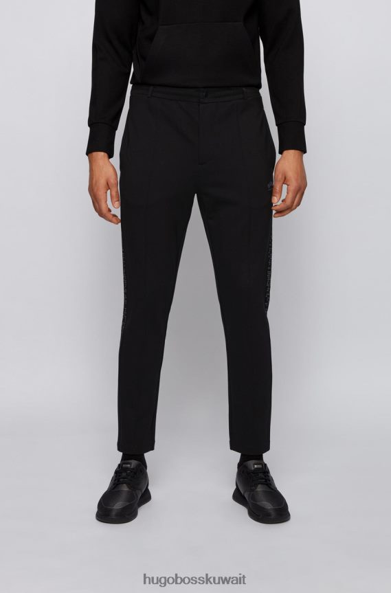 4TFNJN266 أسود Hugo Boss بنطال رياضي هالبوا AJ 50447387 أسود