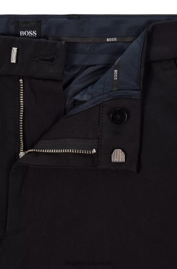 4TFNJN273 البحرية / الأسود Hugo Boss بنطلون كايتو للسفر رقم 50437895 كحلي