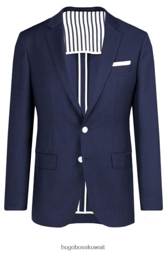 4TFNJN274 أزرق Hugo Boss معطف رياضي هارتلاي 50404343 أزرق