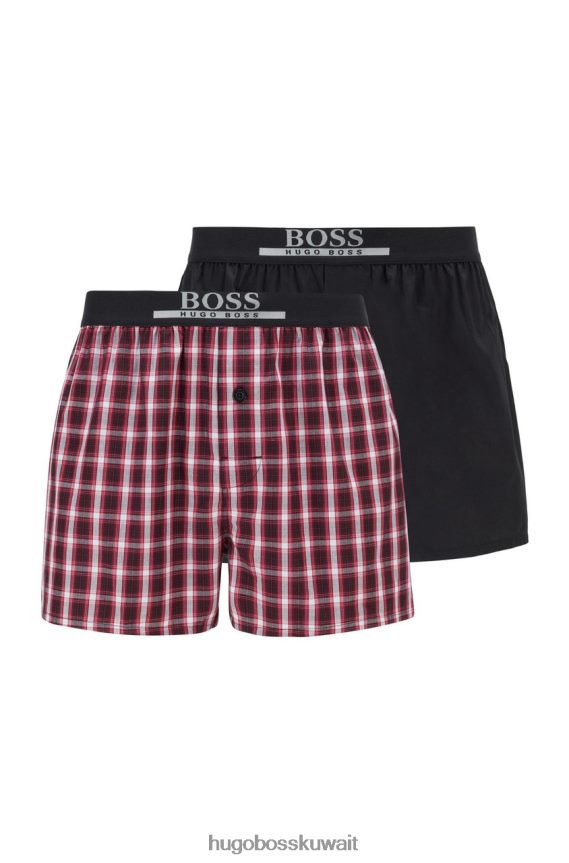 4TFNJN276 أحمر Hugo Boss حزمة من 2 شورت بوكسر 50443212 أحمر
