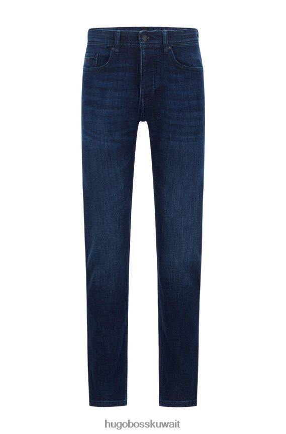 4TFNJN278 القوات البحرية Hugo Boss تابر جينز 50389666 كحلي