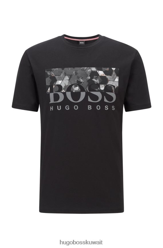 4TFNJN280 أسود Hugo Boss تي شيرت أزرق 50453672 أسود