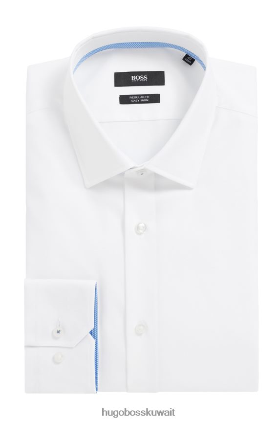 4TFNJN281 أبيض / أزرق غامق / كحلي / سماوي Hugo Boss قميص عمل جيلسون 50404955 أبيض