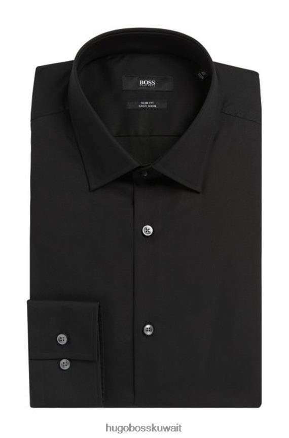 4TFNJN282 أسود/أبيض/كحلي/أزرق فاتح Hugo Boss قميص جينو رقم 50327693 أسود