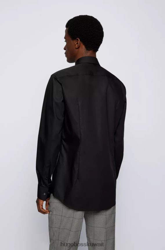 4TFNJN282 أسود/أبيض/كحلي/أزرق فاتح Hugo Boss قميص جينو رقم 50327693 أسود