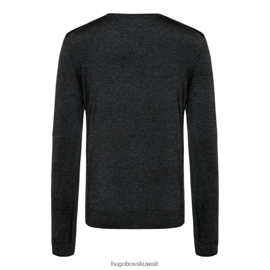 4TFNJN284 الدنيم / الفحم Hugo Boss متماسكة الرقبة الخامس ميلبا 50378576 الدنيم