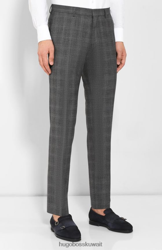 4TFNJN285 رمادي Hugo Boss بنطلون Genius5 50417708 رمادي