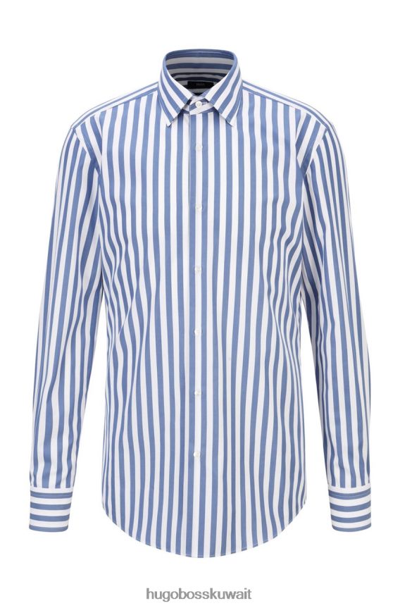 4TFNJN303 أزرق Hugo Boss قميص الحافلة جانجو 50451350 أزرق
