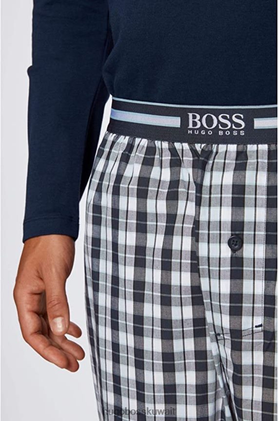 4TFNJN314 أزرق Hugo Boss بيجامة أسفل 50437014 أزرق