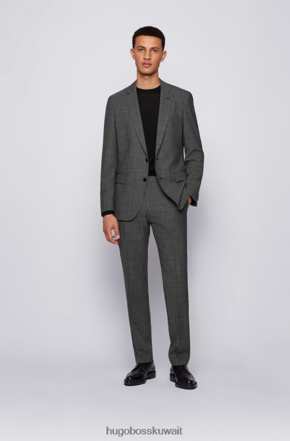 4TFNJN318 البحرية / الأسود Hugo Boss متماسكة لينو-P رقم 50378575 البحرية