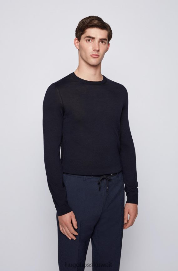 4TFNJN318 البحرية / الأسود Hugo Boss متماسكة لينو-P رقم 50378575 البحرية