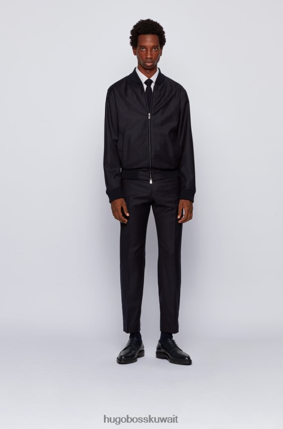 4TFNJN324 أزرق فاتح/برتقالي مفتوح Hugo Boss قميص الحافلة إيسكو 50439747 أزرق فاتح