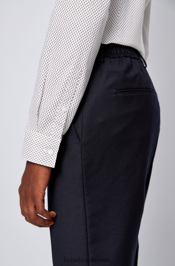 4TFNJN324 أزرق فاتح/برتقالي مفتوح Hugo Boss قميص الحافلة إيسكو 50439747 أزرق فاتح