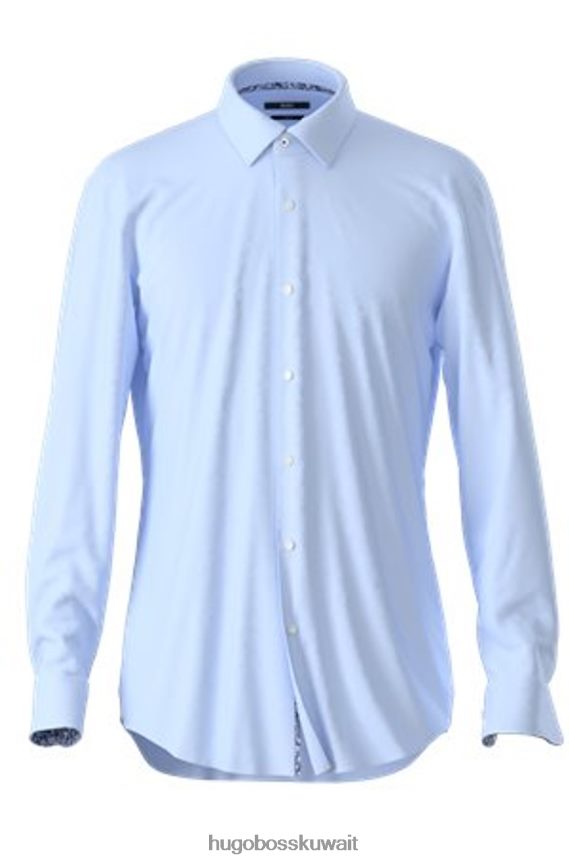 4TFNJN326 أزرق فاتح/أزرق داكن Hugo Boss قميص الحافلة جيسي 50440103 أزرق فاتح