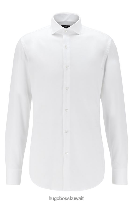 4TFNJN330 أبيض Hugo Boss قميص الحافلة جايسون 50439143 أبيض