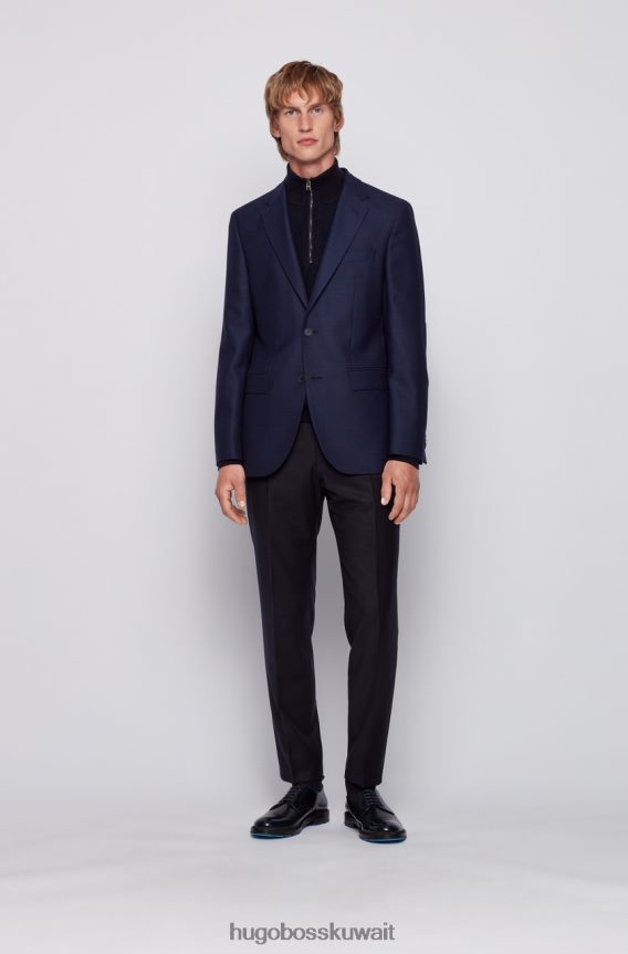 4TFNJN332 القوات البحرية Hugo Boss معطف رياضي جيستور 6 50438641 البحرية