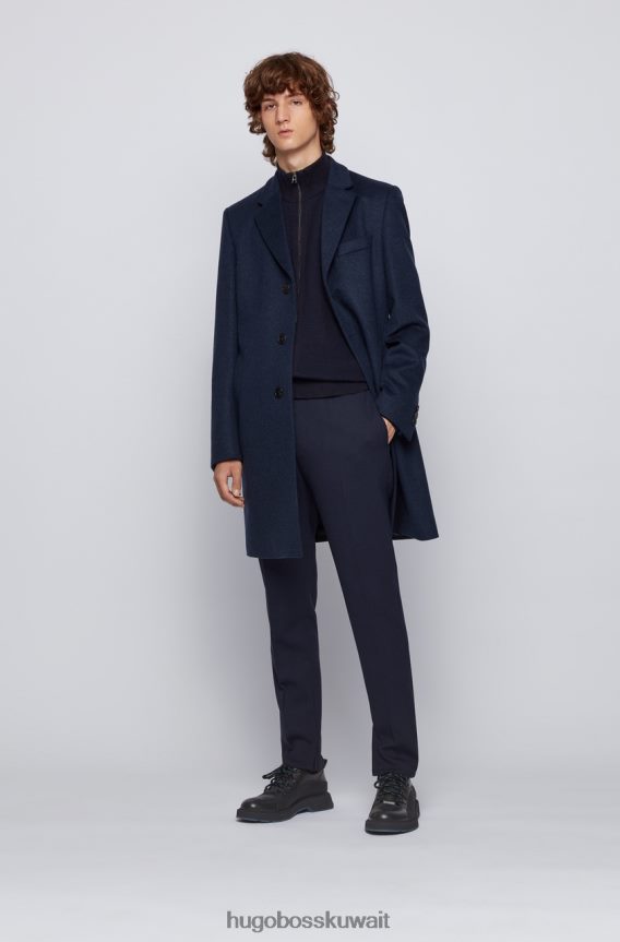 4TFNJN340 البحرية / الأسود Hugo Boss الرمز البريدي على الرغم من متماسكة مادوري 50435350 البحرية