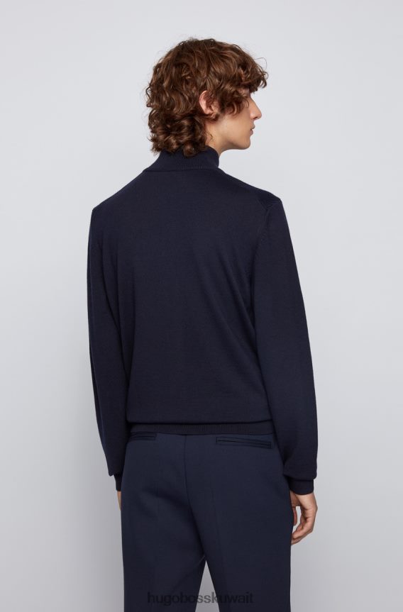 4TFNJN340 البحرية / الأسود Hugo Boss الرمز البريدي على الرغم من متماسكة مادوري 50435350 البحرية