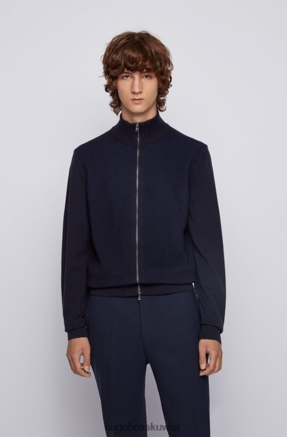 4TFNJN340 البحرية / الأسود Hugo Boss الرمز البريدي على الرغم من متماسكة مادوري 50435350 البحرية