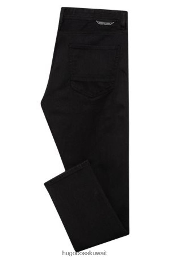 4TFNJN349 أسود Hugo Boss جينز مدبب 50437961 أسود