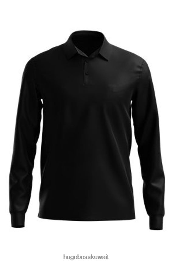 4TFNJN351 أسود Hugo Boss L/S بولو بادو 50391826 أسود