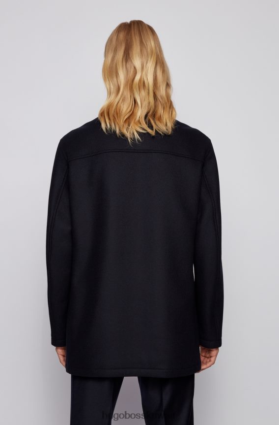 4TFNJN352 البحرية / الأسود Hugo Boss معطف كوكستان 50436542 البحرية