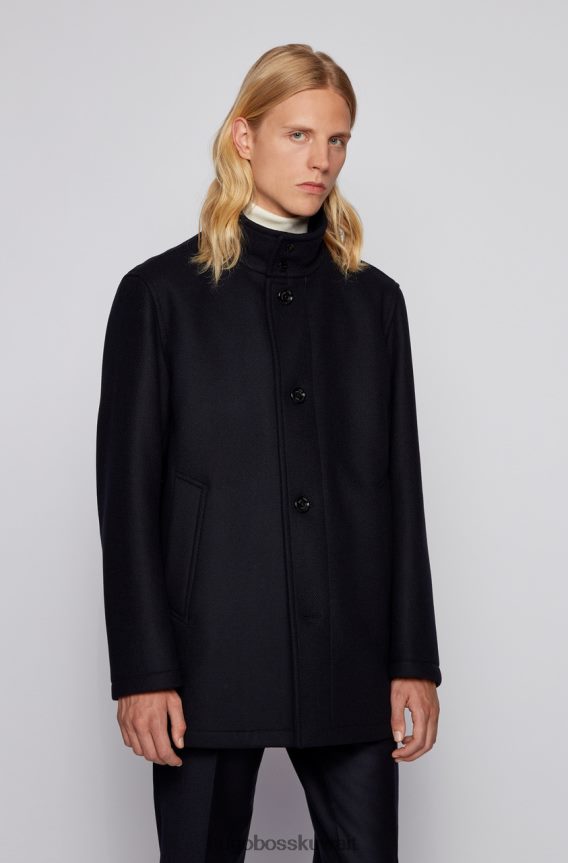 4TFNJN352 البحرية / الأسود Hugo Boss معطف كوكستان 50436542 البحرية