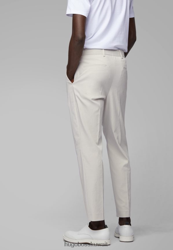 4TFNJN353 اللون البيج Hugo Boss بنطلون باكو 50412131 بيج