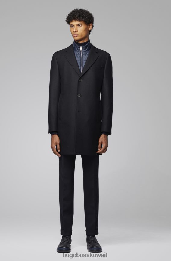4TFNJN354 القوات البحرية Hugo Boss معطف نديم 50417963 البحرية