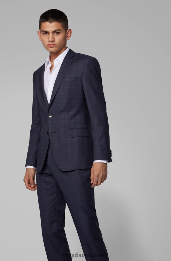 4TFNJN357 القوات البحرية Hugo Boss سترة بدلة ضخمة 6 50411976 البحرية