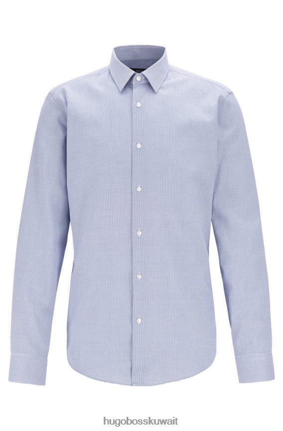 4TFNJN359 أزرق Hugo Boss إليوت قميص الأعمال 50410362 الأزرق