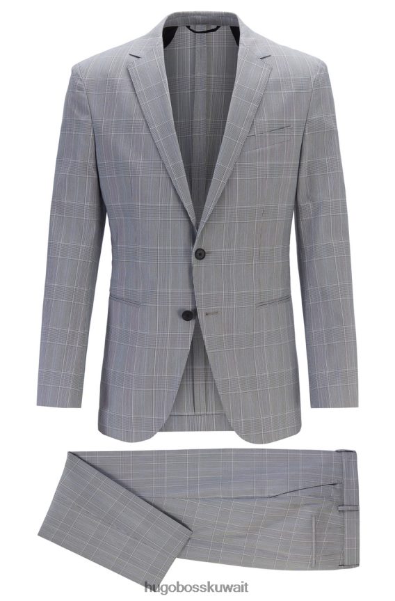 4TFNJN360 القوات البحرية Hugo Boss بدلة نولين بيركو 50412110 كحلي