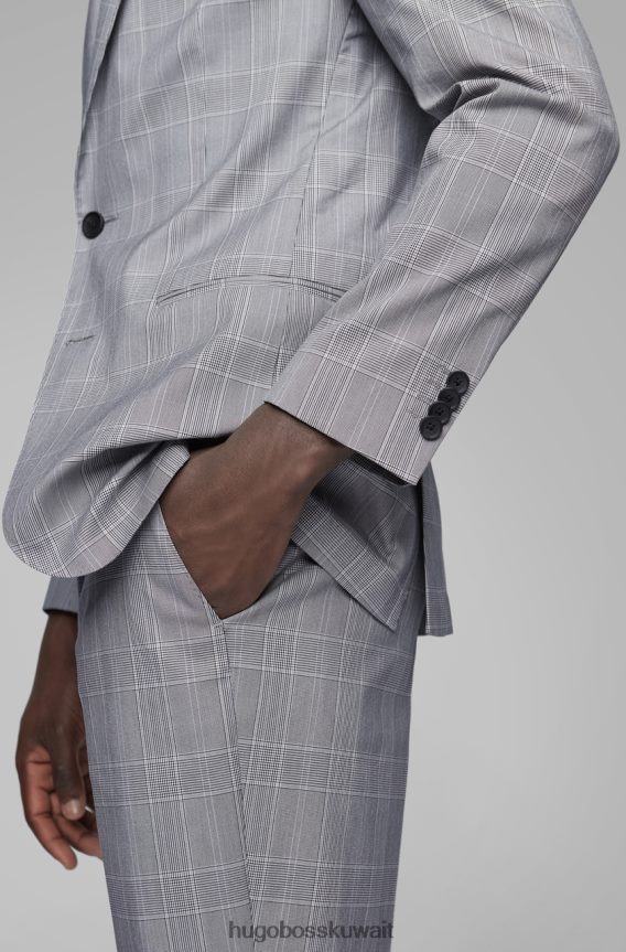 4TFNJN360 القوات البحرية Hugo Boss بدلة نولين بيركو 50412110 كحلي