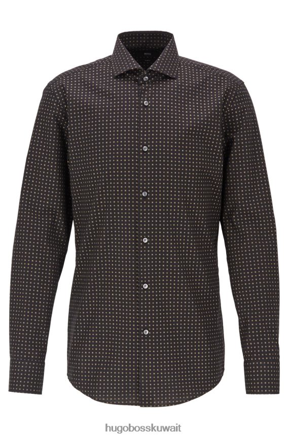 4TFNJN364 أسود Hugo Boss قميص L/S - جيسون - 50422033 أسود