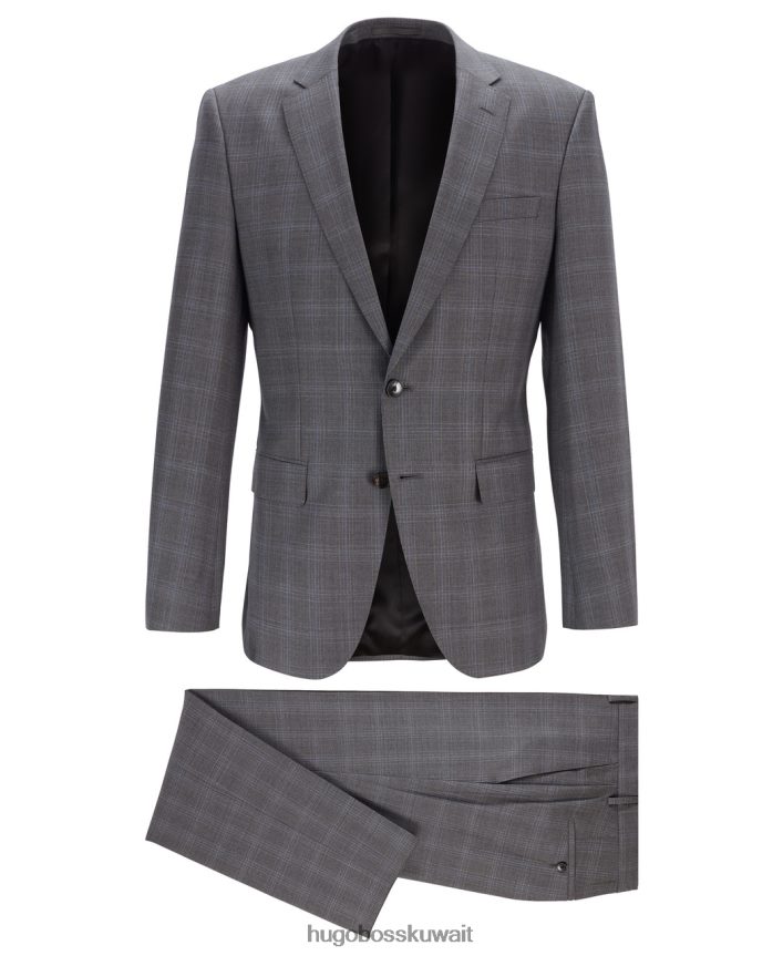 4TFNJN368 رمادي Hugo Boss بدلة ضخمة 6/عبقرية 5 - 50418687 رمادي