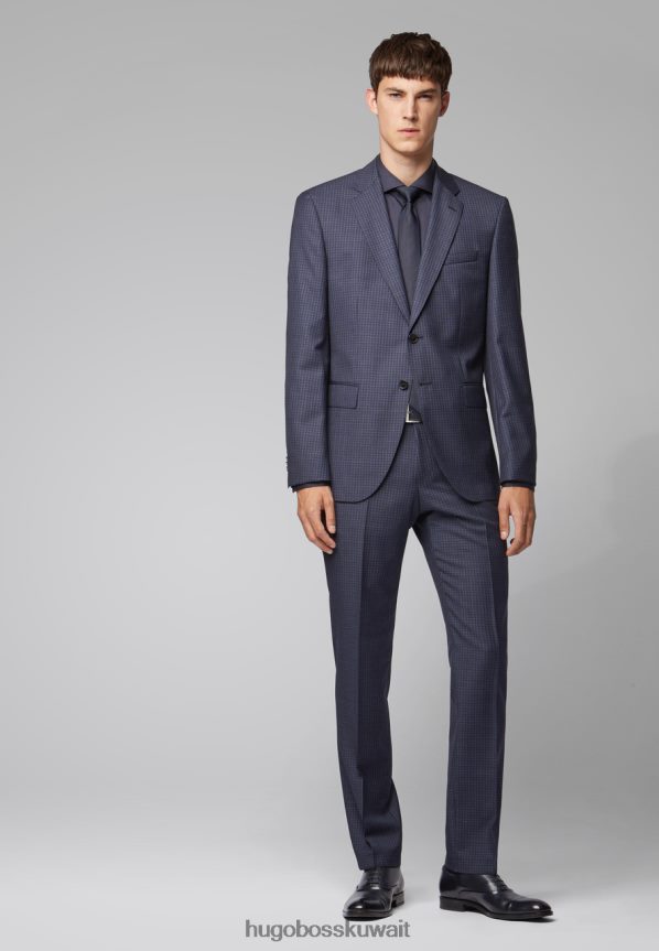 4TFNJN369 القوات البحرية Hugo Boss بدلة جاكسون لينون 50417622 البحرية