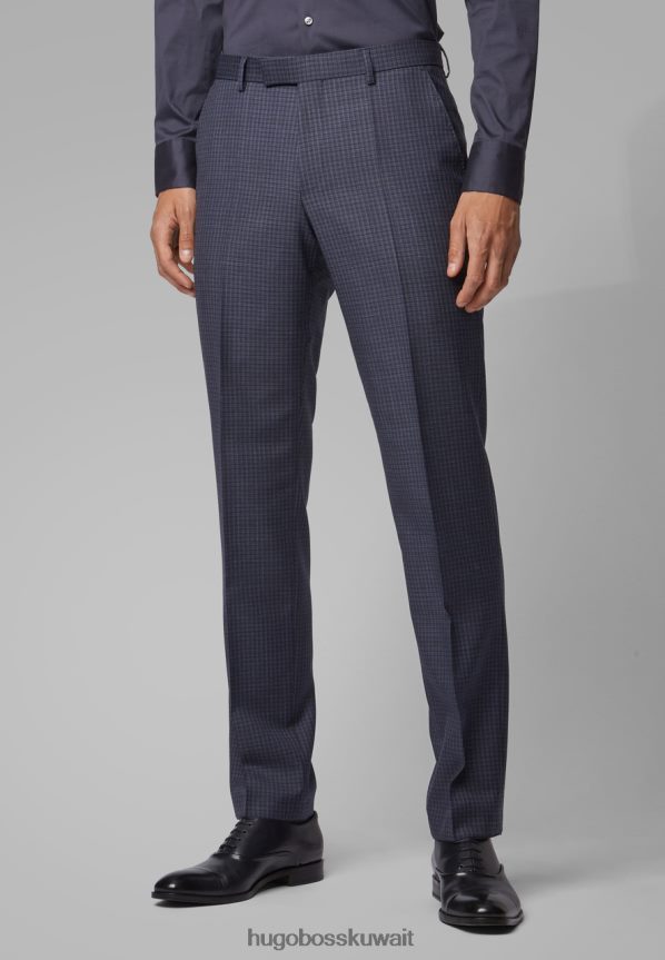 4TFNJN369 القوات البحرية Hugo Boss بدلة جاكسون لينون 50417622 البحرية