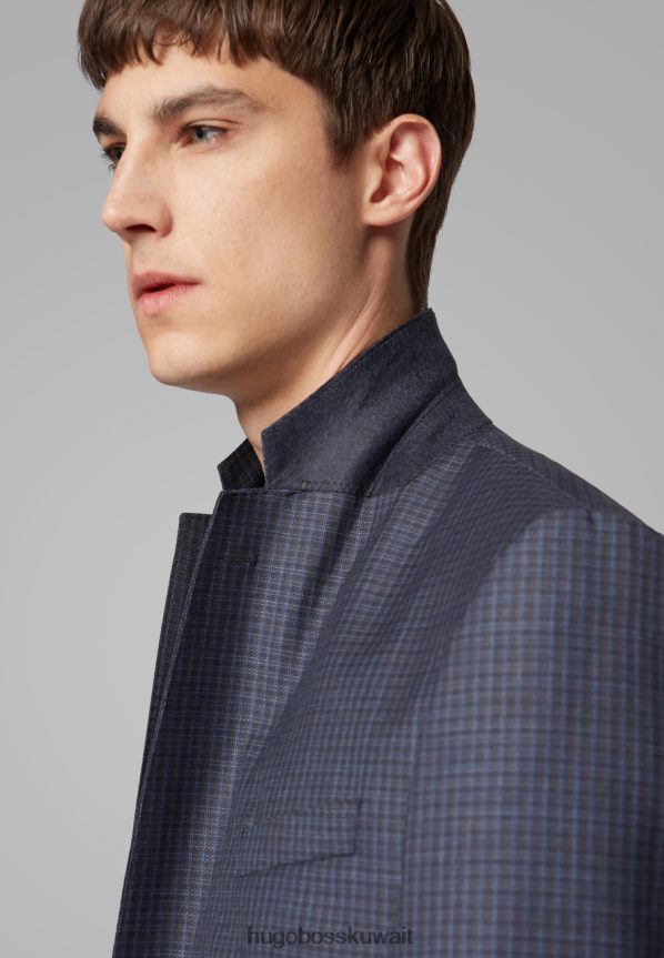 4TFNJN369 القوات البحرية Hugo Boss بدلة جاكسون لينون 50417622 البحرية