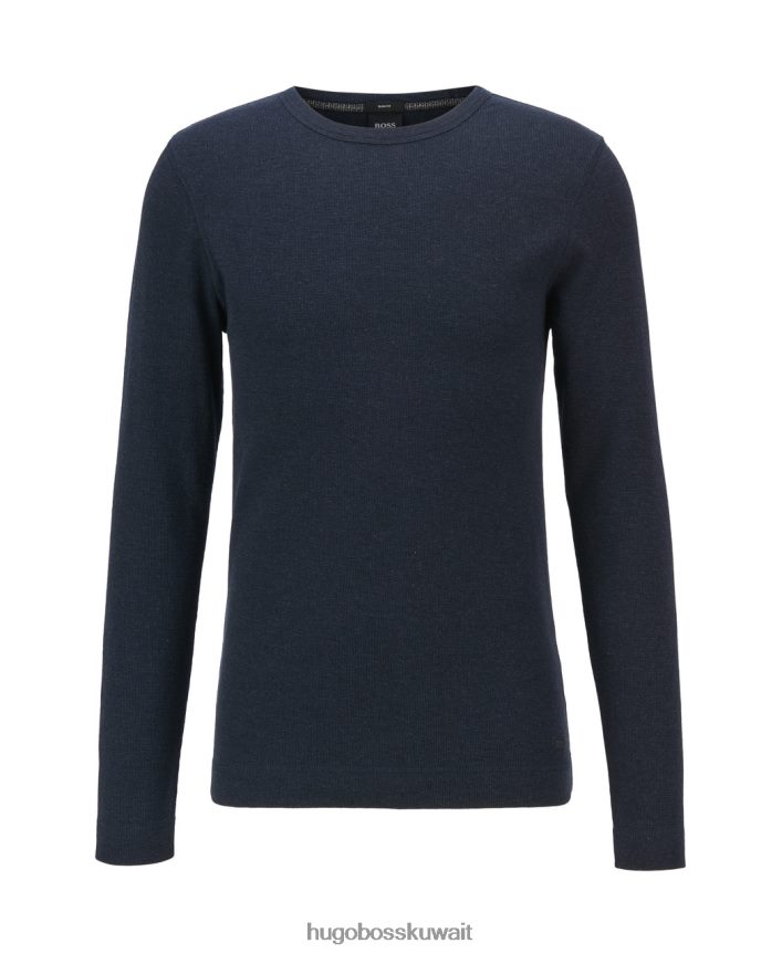 4TFNJN376 أخضر/أزرق/طبيعي Hugo Boss L/S تي تيمبيست 50401846 أخضر