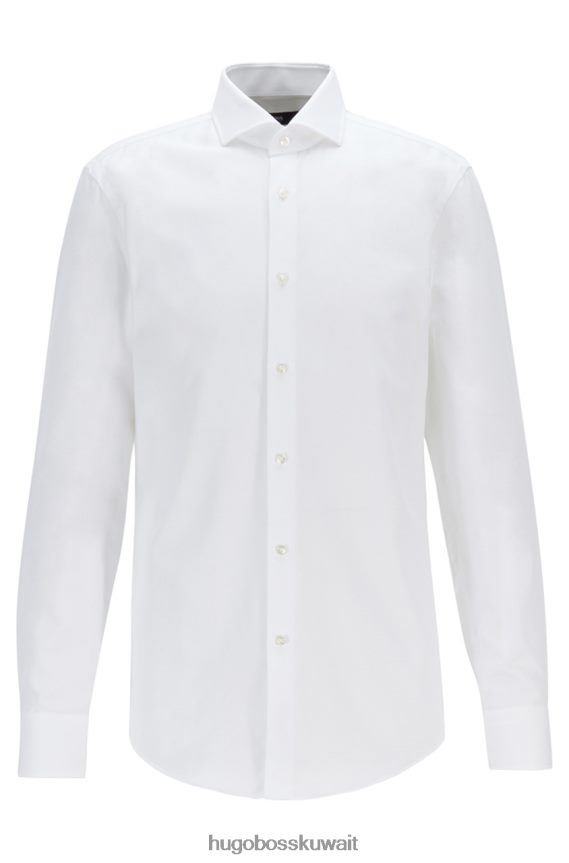 4TFNJN381 أبيض Hugo Boss قميص الأعمال جيسون 50416107 الأبيض
