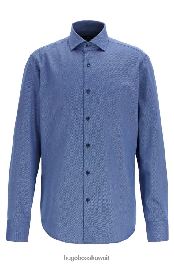 4TFNJN382 القوات البحرية Hugo Boss قميص الأعمال جوردون 50416083 البحرية