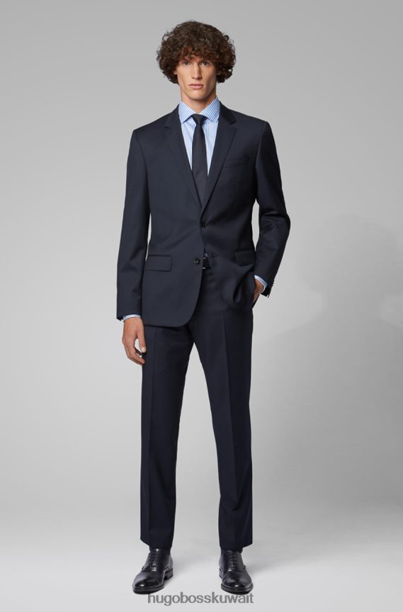 4TFNJN384 السماء/البحرية Hugo Boss قميص الأعمال جوردون 50415552 السماء