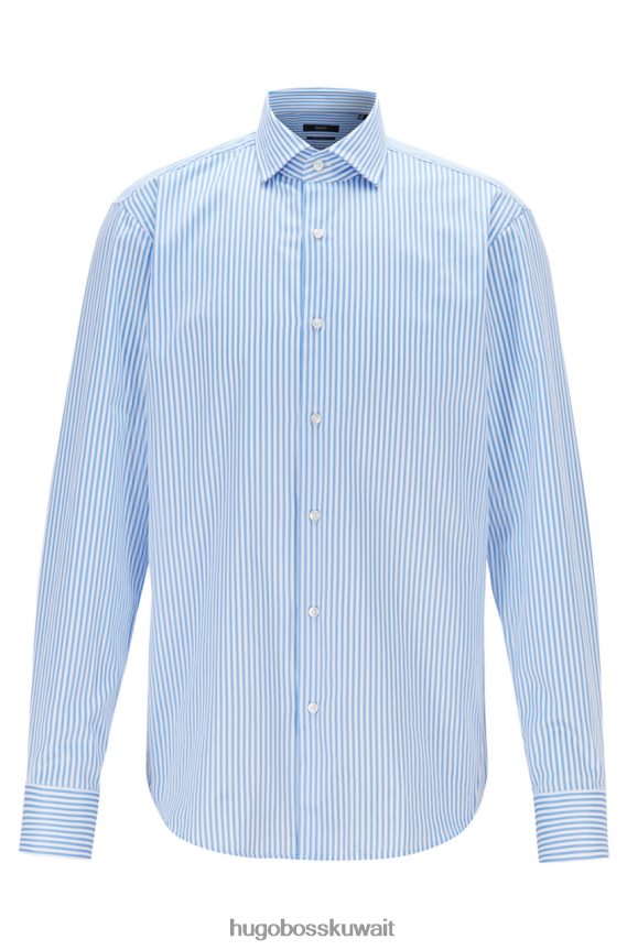 4TFNJN384 السماء/البحرية Hugo Boss قميص الأعمال جوردون 50415552 السماء