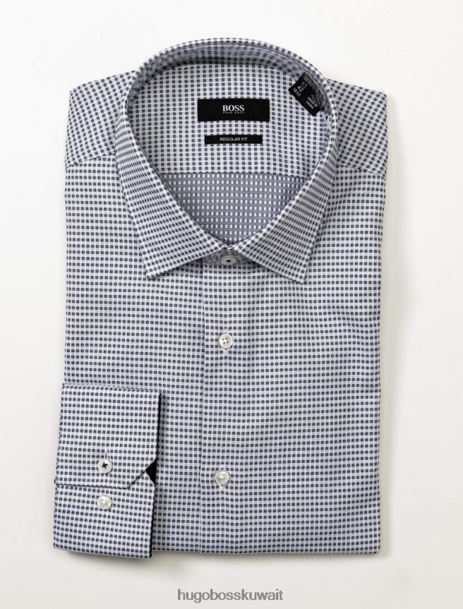 4TFNJN387 القوات البحرية Hugo Boss قميص الأعمال جيلسون 50415769 البحرية