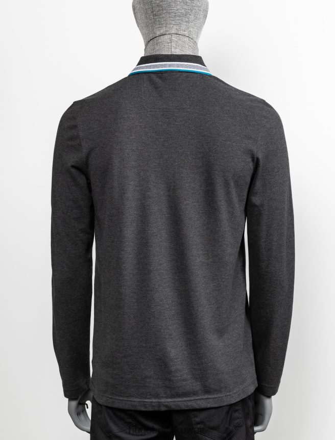 4TFNJN395 فحمي/أزرق/كحلي/أسود Hugo Boss لتر/ثانية بولو بليسي 50272945 فحم